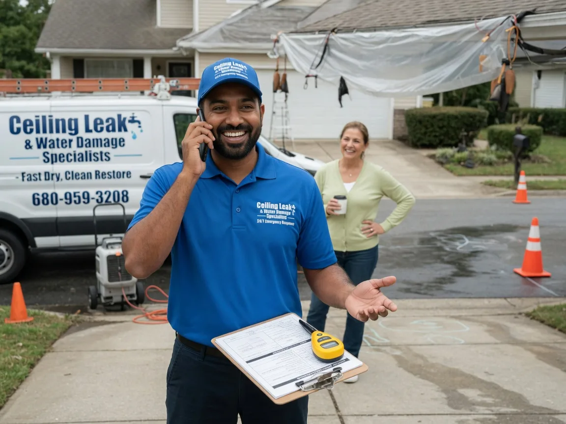 Ceiling Leak Cleanup Waterbury, VT FAQs